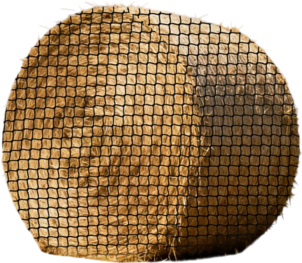 VEVOR Round Bale Hay Net, 5.91 x 5.91 x 5.91 ft, 1.5 inch Holes, PE Material, Knotless Design, with Zip Ties, Needle Shuttle, Repair Twine and Storage Bag, Slow Feeder Round Bale Net for Horses