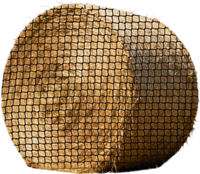 VEVOR Round Bale Hay Net, 5.91 x 5.91 x 5.91 ft, 1.65 inch Holes, PE Material, Knotless Design, with Zip Ties, Needle Shuttle, Repair Twine and Storage Bag, Slow Feeder Round Bale Net for Horses