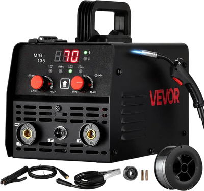 Vevor MIG Welder 135A 3-in-1 110V Synergic Multi-Process Welding Machine New