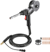 VEVOR 135Amp Spool Gun with 10FT Cable, Replacement for Miller Spoolmate 100 - with 11PCS Mig Welding Contact Tips & ER4043 0.035" Aluminum Mig Welding Wire