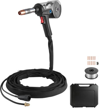 Vevor Spool Gun 160 Amp with 20' Cable 11 MIG Contact Tips for Miller Spoolmate 200 Series New