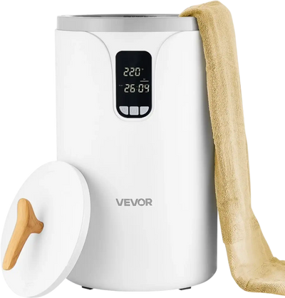 VEVOR Towel Warmers for Bathroom, Towel Warmer Bucket with 24H Delay Timer & Child Lock & Auto Shut Off for Spa Fits up to 3 Oversized Bath Towels, Blankets, Clothes, Bathrobes, PJ's and More