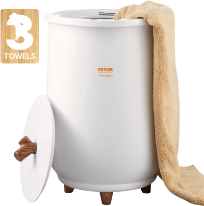 VEVOR Towel Warmers for Bathroom, Towel Warmer Bucket Auto Shut Off for Spa  Fits up to 3 Oversized Bath Towels, Blankets, Clothes, Bathrobes, PJ's and More