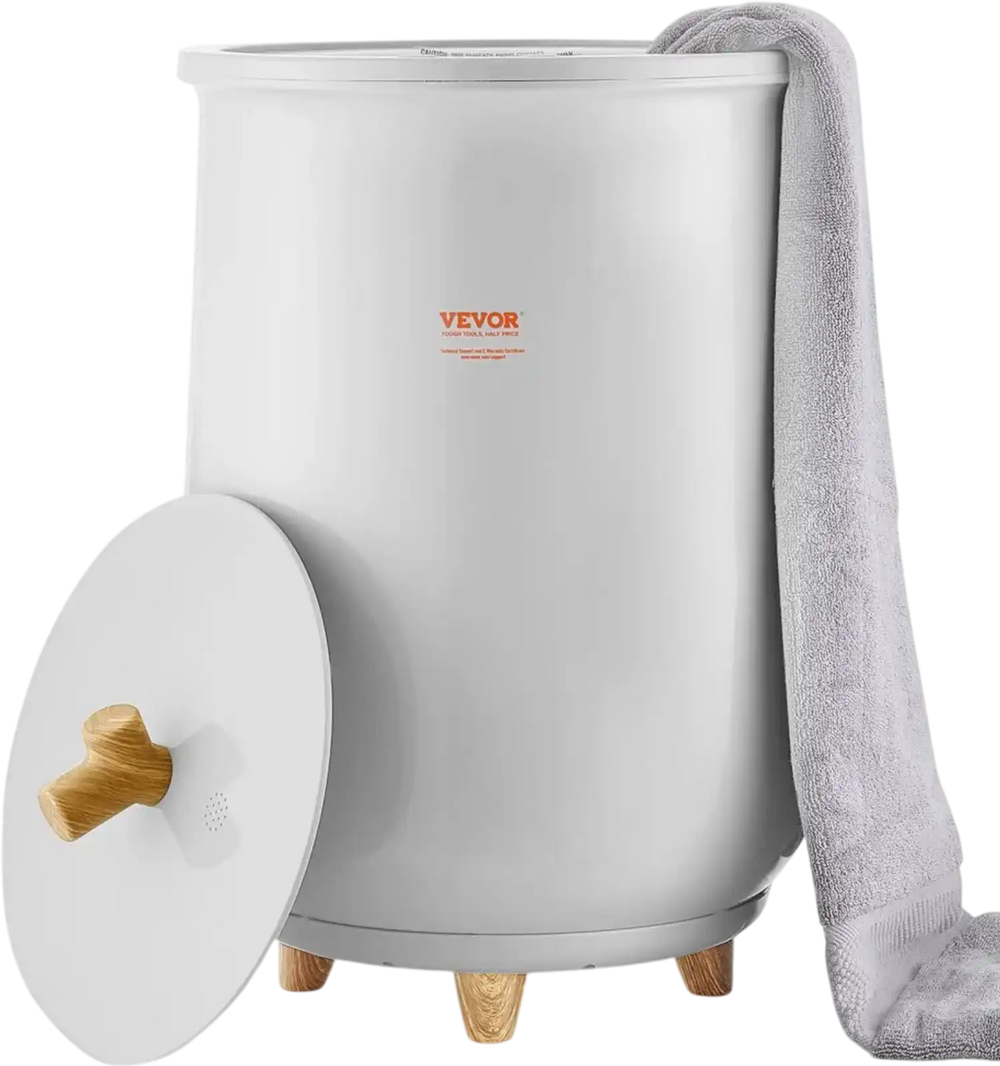 VEVOR Towel Warmers for Bathroom, Towel Warmer Bucket Auto Shut Off for Spa  Fits up to 3 Oversized Bath Towels, Blankets, Clothes, Bathrobes, PJ's and More