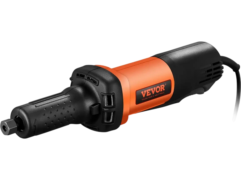 VEVOR Die Grinder, 1/4" Collet Variable Speed (10000-28000RPM), Heavy Duty Electric, Ergonomic Grip for Rust Removal, Grinding, Cutting, Polishing, Welding Repair, Deburring, with 1/4" & 1/8" Collets