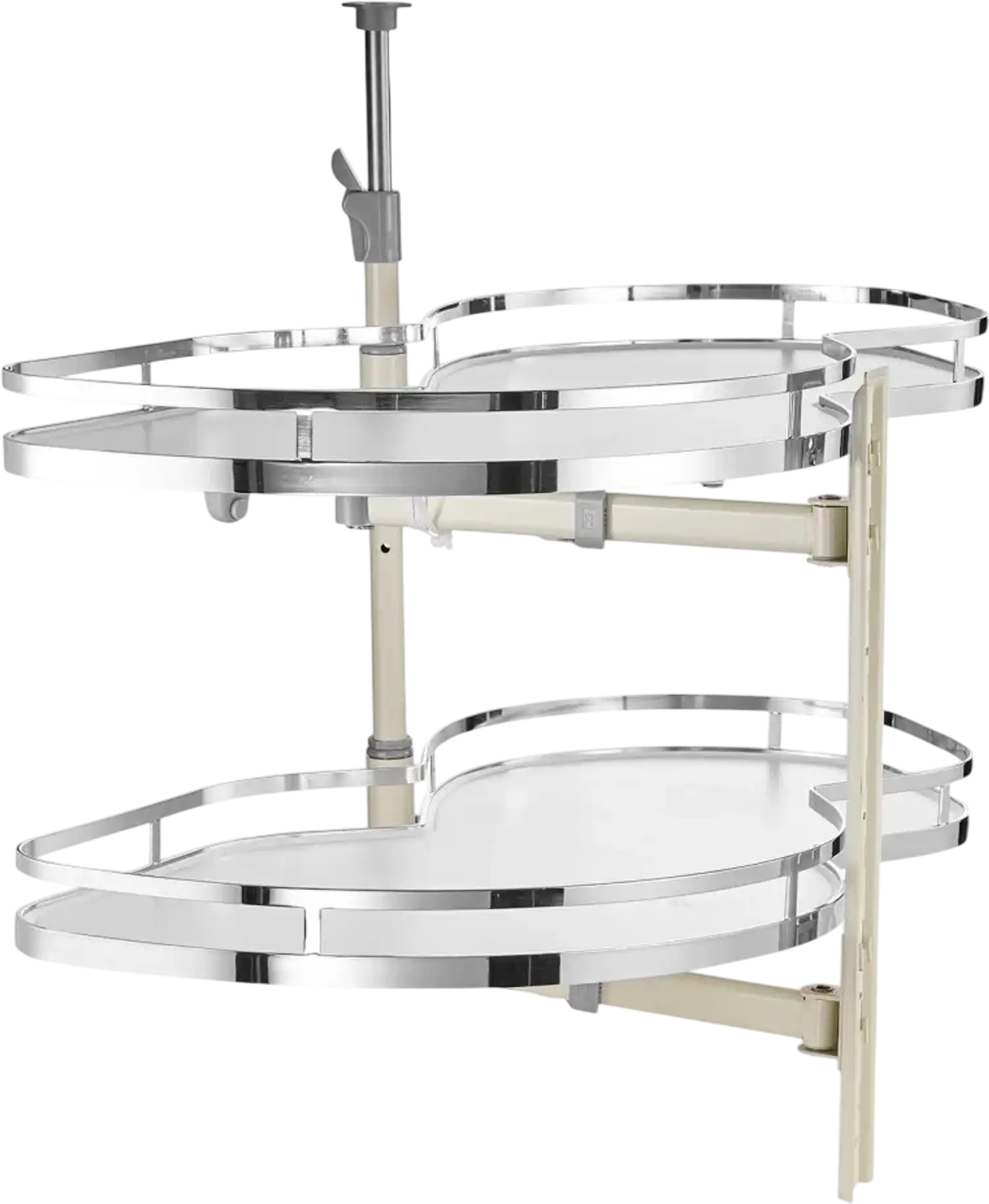Vevor Blind Corner Cabinet Organizer 2-Tier Swing Right Pull-Out Soft Close Kitchen Organizer New