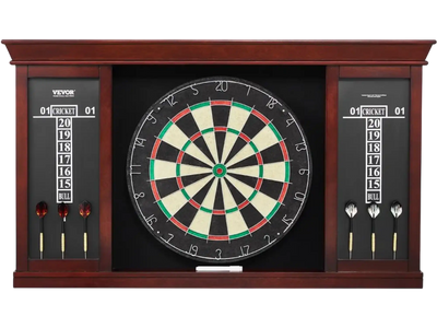 Vevor Dartboard Cabinet Set Official Size Steel Tip Accessories New