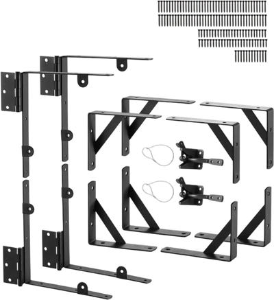 Vevor Gate Frame Kit 2-Set Anti-Sag Corner Brace Bracket Hardware New