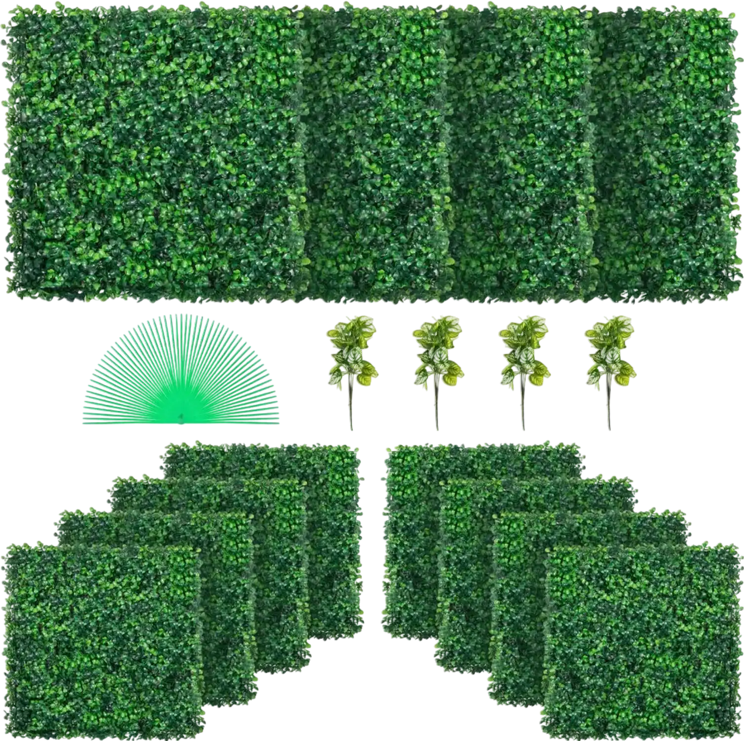 Vevor Artificial Boxwood Panels 12-Pc 20