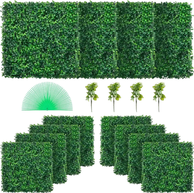 Vevor Artificial Boxwood Panels 12-Pc 20