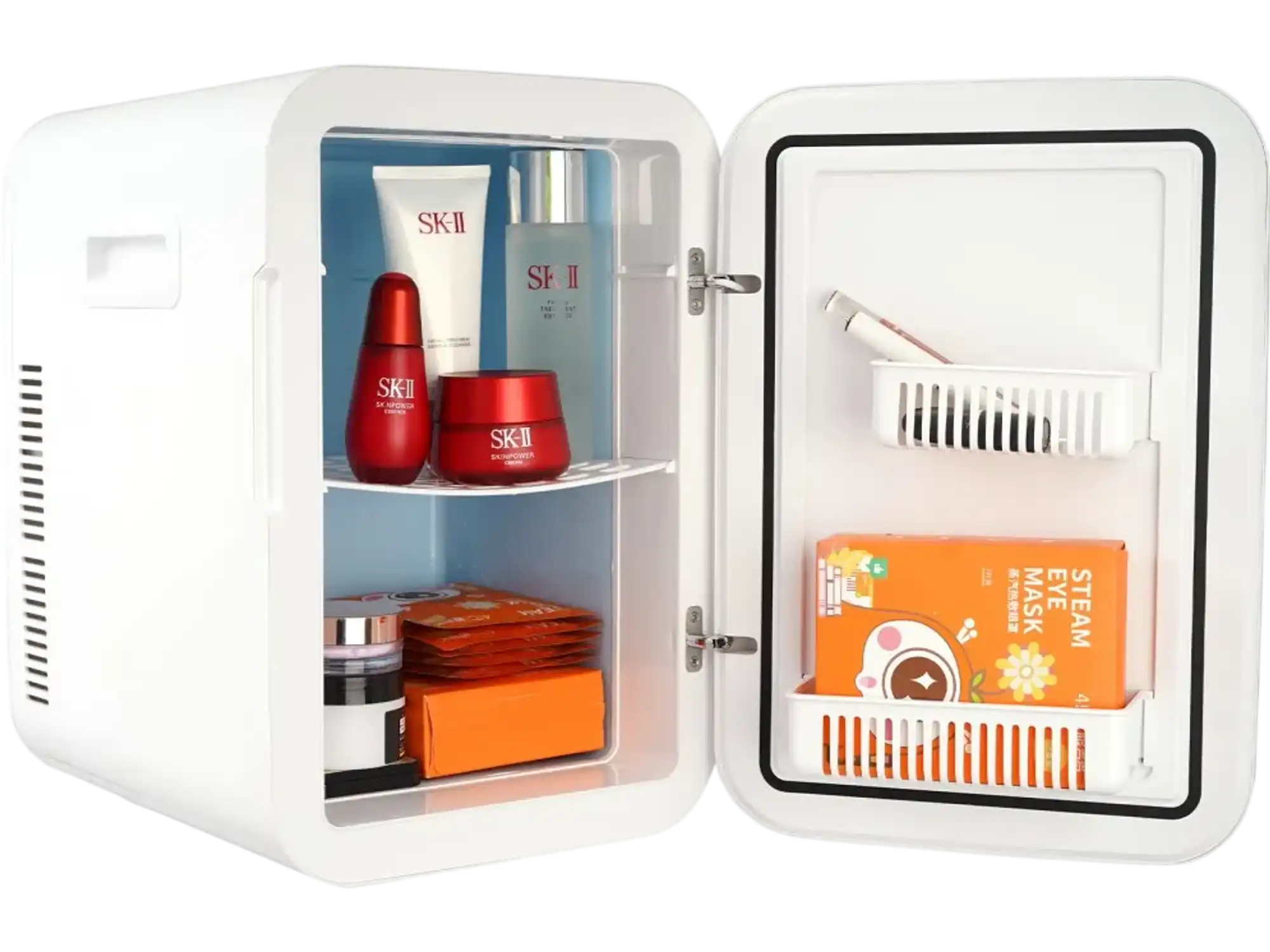 Vevor Mini Fridge 20L Portable Skincare Beverage Refrigerator White New