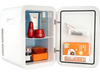 VEVOR Mini Fridge, 20L Skincare Fridges with Temper Control Touch Screen, Portable Small Beverage Refrigerator for Bedroom Office Car Dorm, AC/DC Cool Warmer for Cosmetic Drink Milk, White