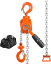VEVOR Manual Lever Chain Hoist, 1/2 Ton 1100 lbs Capacity 10 FT Come Along, G80 Galvanized Carbon Steel with Weston Double-Pawl Brake, Auto Chain Leading & 360° Rotation Hook, for Garage Factory Dock