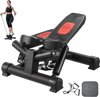 VEVOR Stair Stepper, Mini Stepper for Exercise at Home, Hydraulic Fitness Twist Stepper with Resistance Bands, Full Body Workout Cardio Equipment, Stair Climber with LCD Monitor, 330LBS Load Capacity