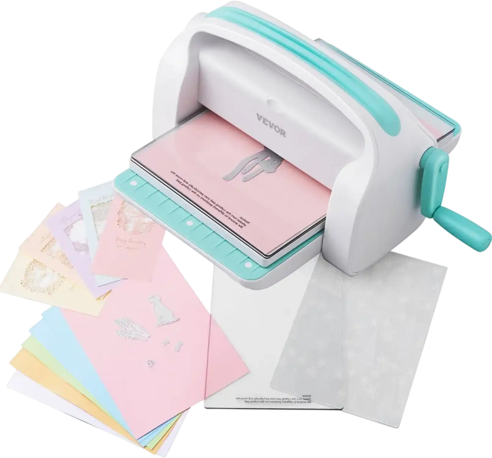 Vevor Die Cutting Machine Manual Embossing Scrapbooking Crafting 9