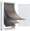 VEVOR Pet Door, X-Large, with Three Magnetic Flaps and Metal Frame, Strong and Weatherproof Dog Door for Interior and Exterior Doors, Easy to Install, Easy In-and-Out Access for Doggies, White