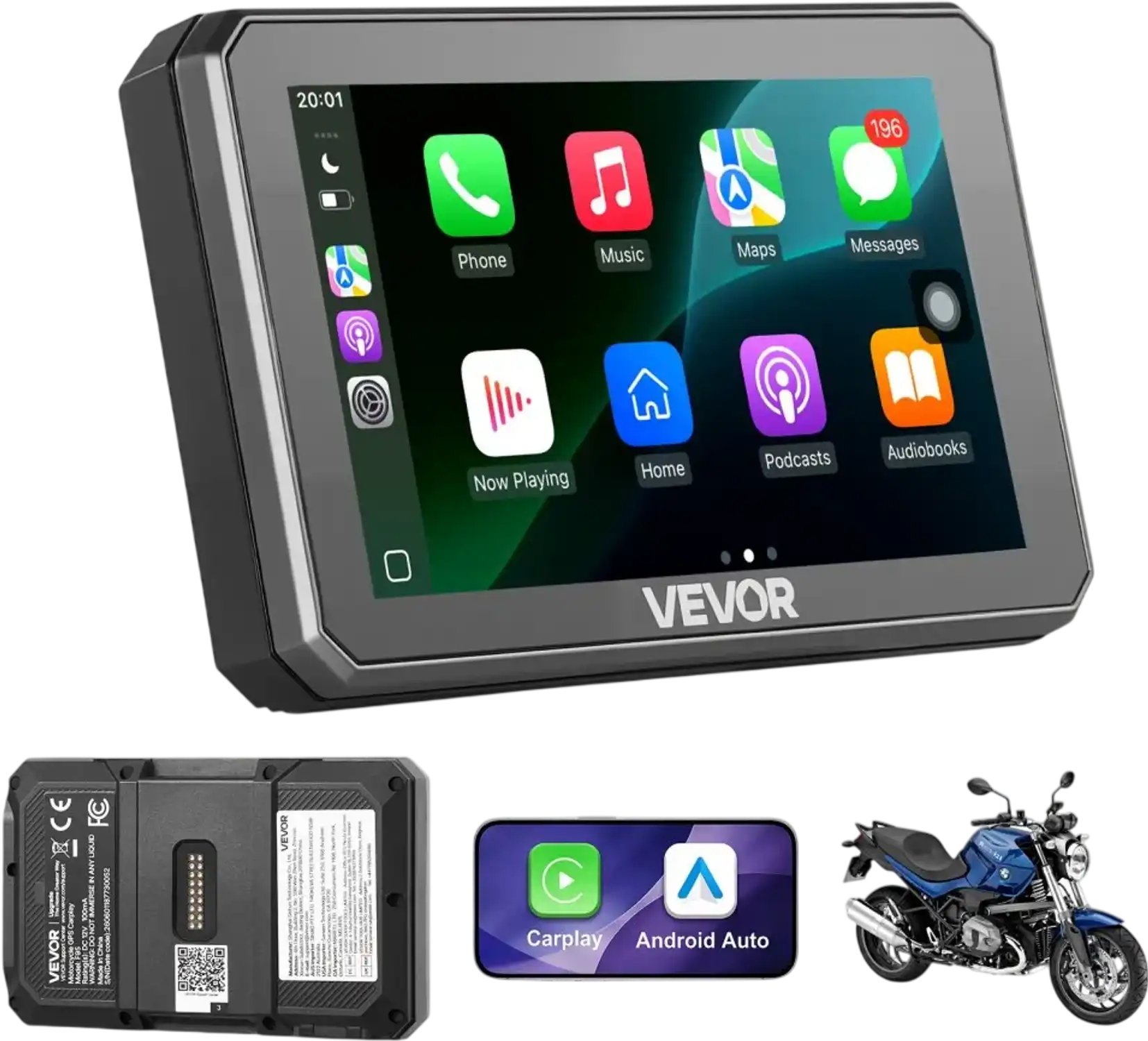Vevor Motorcycle CarPlay 5