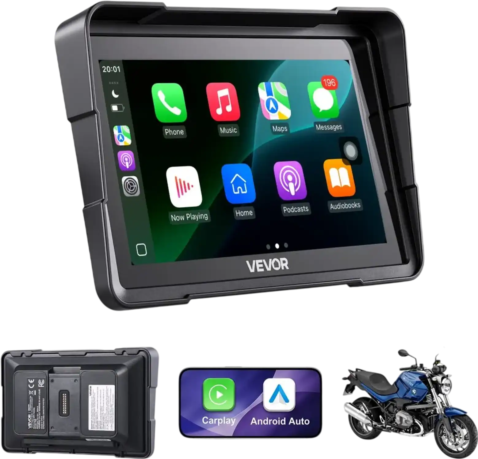Vevor Motorcycle CarPlay 7