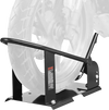 VEVOR Motorcycle Wheel Chock, 1800 lbs Capacity Wheel Cradle Holder, Heavy-duty Steel Motorcycle Front Wheel Stand with 3 Adjustable Holes, For 15"-21" Off-Road Motorcycles, Standard Motorcycles
