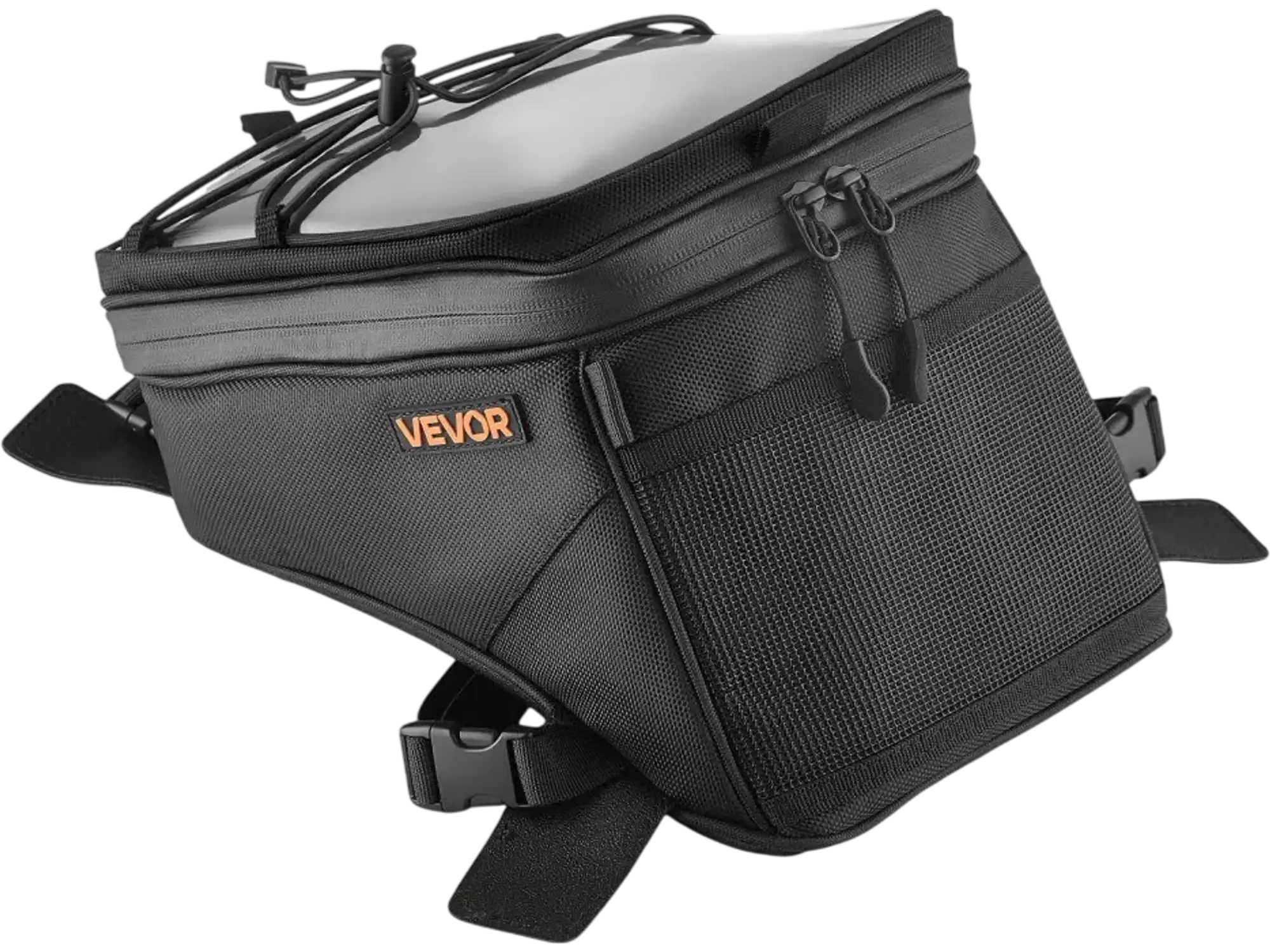 Vevor Motorcycle Tank Bag Large Black Motorbike Storage Bag with Touchscreen Phone Map Pocket New