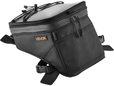 Vevor Motorcycle Tank Bag Large Black Motorbike Storage Bag with Touchscreen Phone Map Pocket New