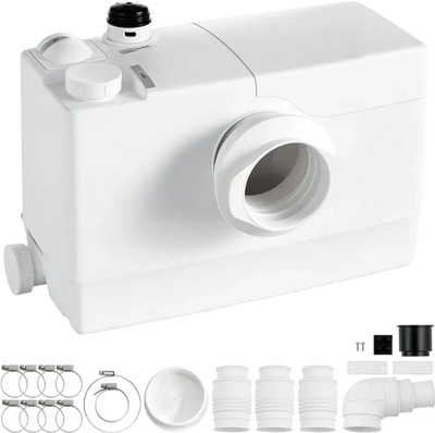 Vevor Macerator Pump 800W Waste Water Disposal Upflush Machine New