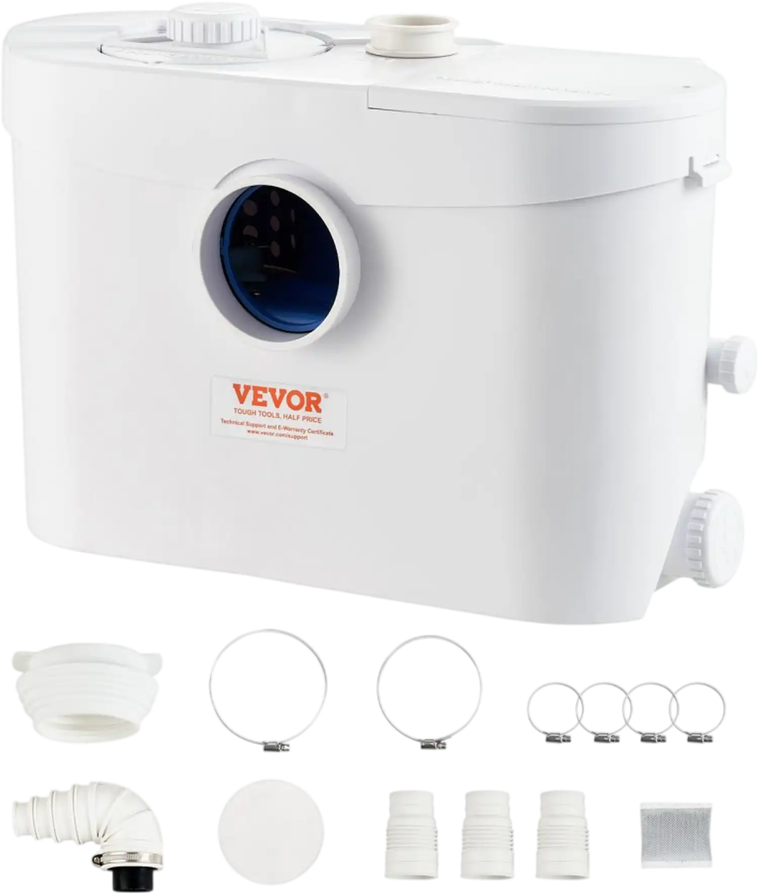 Vevor Macerator Pump 700W 9600 L/h 32.8' Head Sewage Sump Pump New
