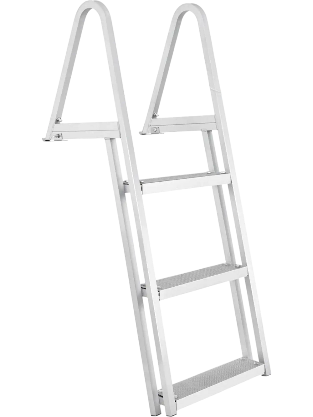 Vevor Dock Ladder Removable 3-Step Aluminum Alloy Pontoon Boat Ladder ...