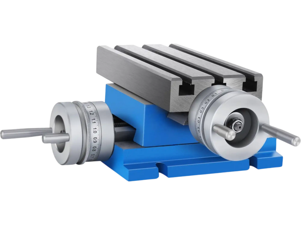 VEVOR Milling Working Table - 7.3 X 4 Inch Worktable - Compound Slide Table Milling Working Cross Table Machine for All Drill Stands Bench Drilling Milling Machine (7.3" X 4")