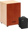 VEVOR Cajon Box Drum Birch Wood Percussion Instrument Guitar Strings with Travel Bag