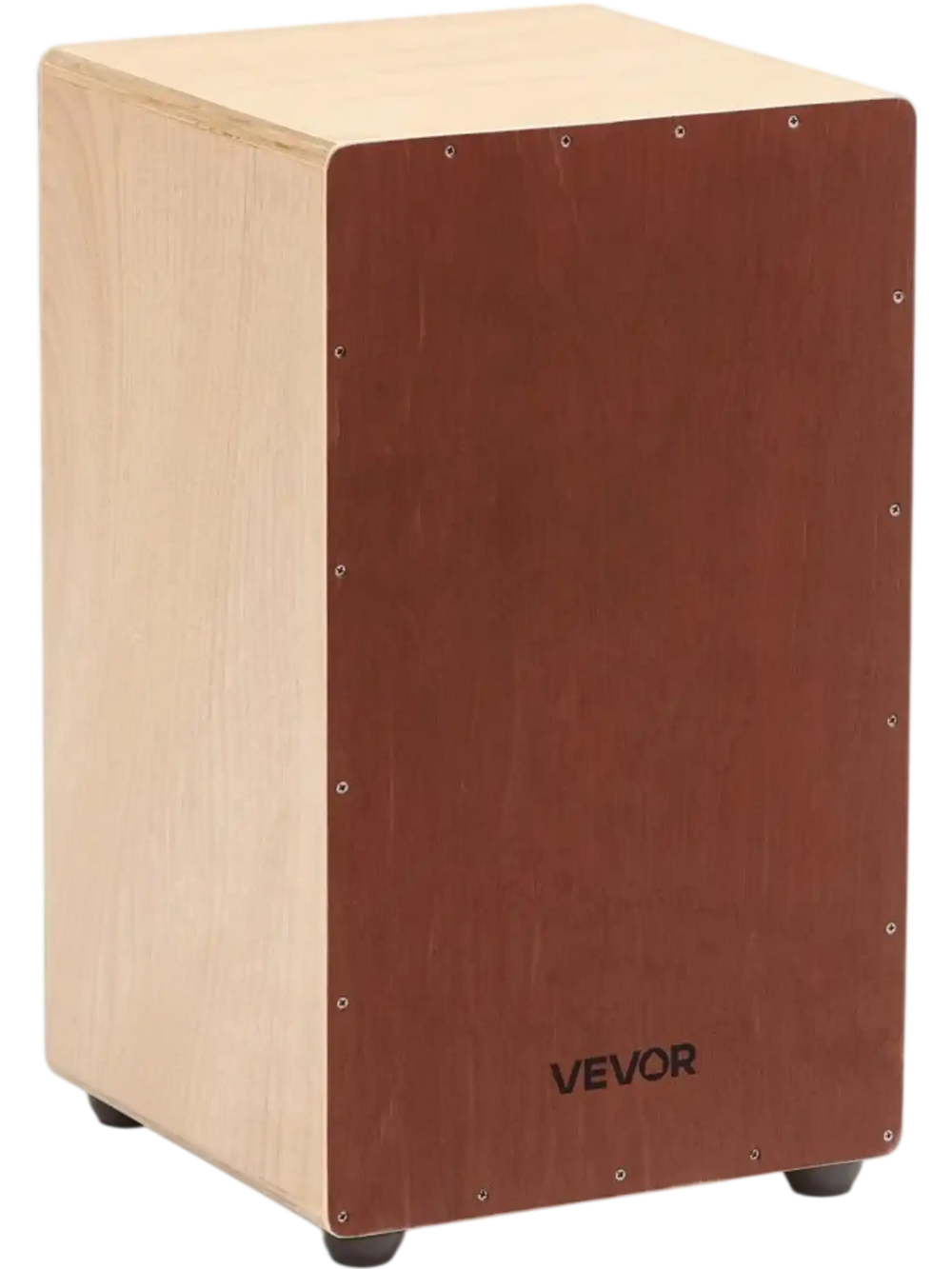 VEVOR Large Cajon Box Drum Wooden Birchwood Percussion Instrument with Snare Wires