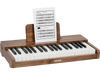 VEVOR Kids Piano Keyboard, 37 Keys Wooden Digital Piano for Kids, Mini Music Educational Instrument Toy with Realistic Sound, Dual Power, Adjustable Volume for Toddlers, Boys Girls Learning,Walnut