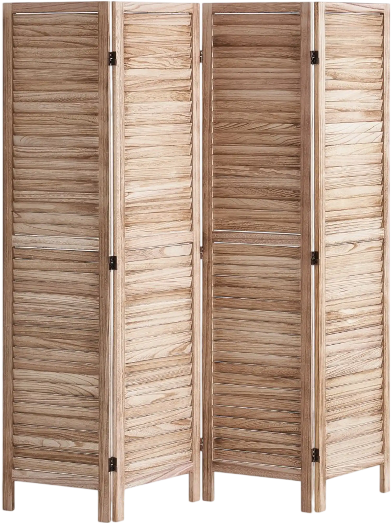 Vevor Room Divider 4-Panel Wooden Privacy Screen 66.9