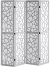 VEVOR Wood Room Divider, 4 Panel Wood Folding Privacy Screen, 66.9 Inches Tall Indoor Carved Wooden Partition, Portable Decoration Screen, for Room Separation, Home, Office, Restaurant & Bedroom