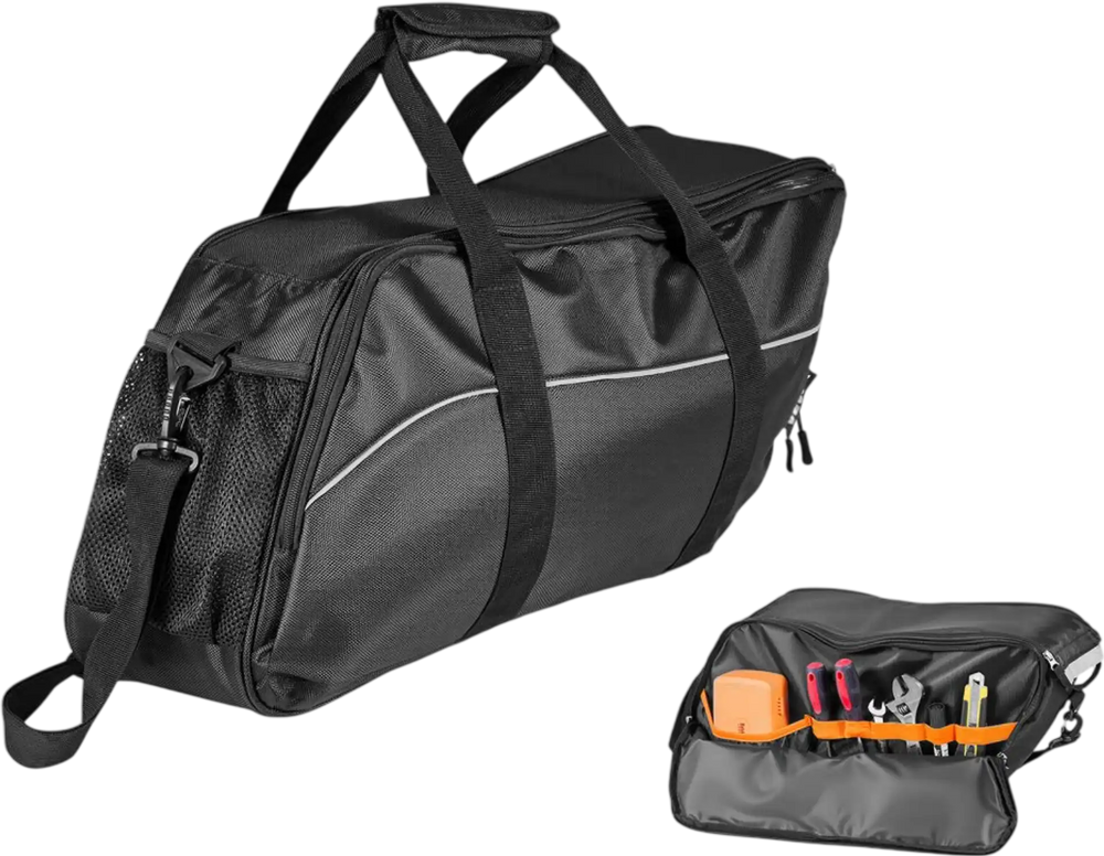 VEVOR Motorcycle Saddlebag Liner Bag, 18 L Insert Storage Travel Luggage Bag Organizer, Compatible with Harley Davidson 1993-2022 Touring Road/Street Glide/Electra Glide/Road King Saddlebag, Black
