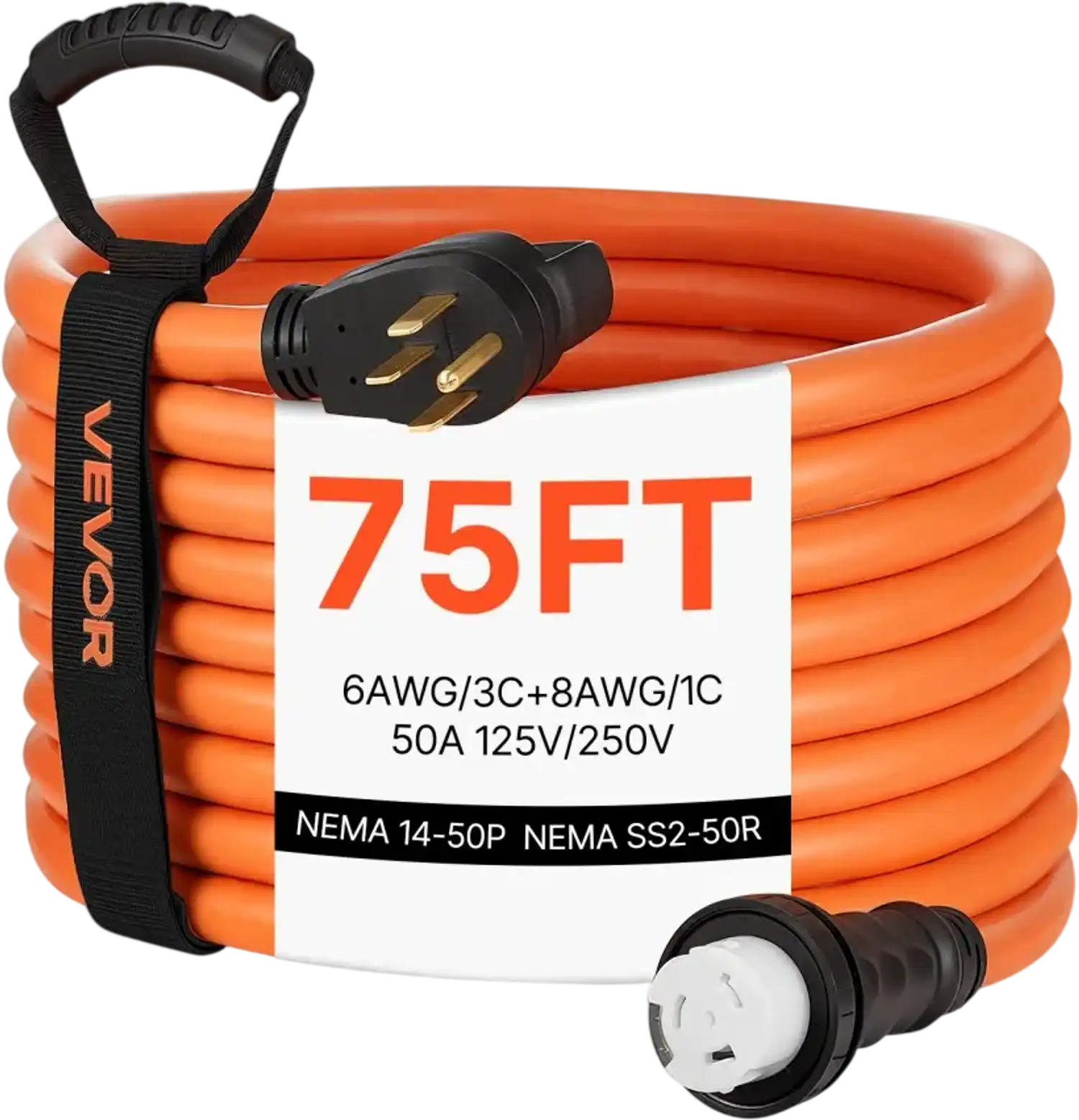 Vevor Generator Cord 75' 50 Amp RV Power Cord New
