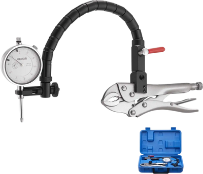 Vevor Dial Test Indicator Precision Measurement Tool with Flexible Arm and Locking Clamp New