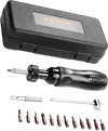 VEVOR Torque Screwdriver, 1/4" Drive Screwdriver Torque Wrench, Electrician Torque Screwdriver with Scale, 10-70 in/lbs Torque Range, 1 in-lbs Torque Increment Torque Screwdriver with Bits & Case