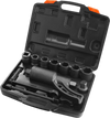 VEVOR Torque Multiplier, 1 Inch Drive Lug Nut Wrench/Multiplier Heavy Duty Torque Multiplier Wrench Set, 1:58 4800N.m Lug Nut Remover, Includes 8 Sockets (24-38mm) and Storage Case