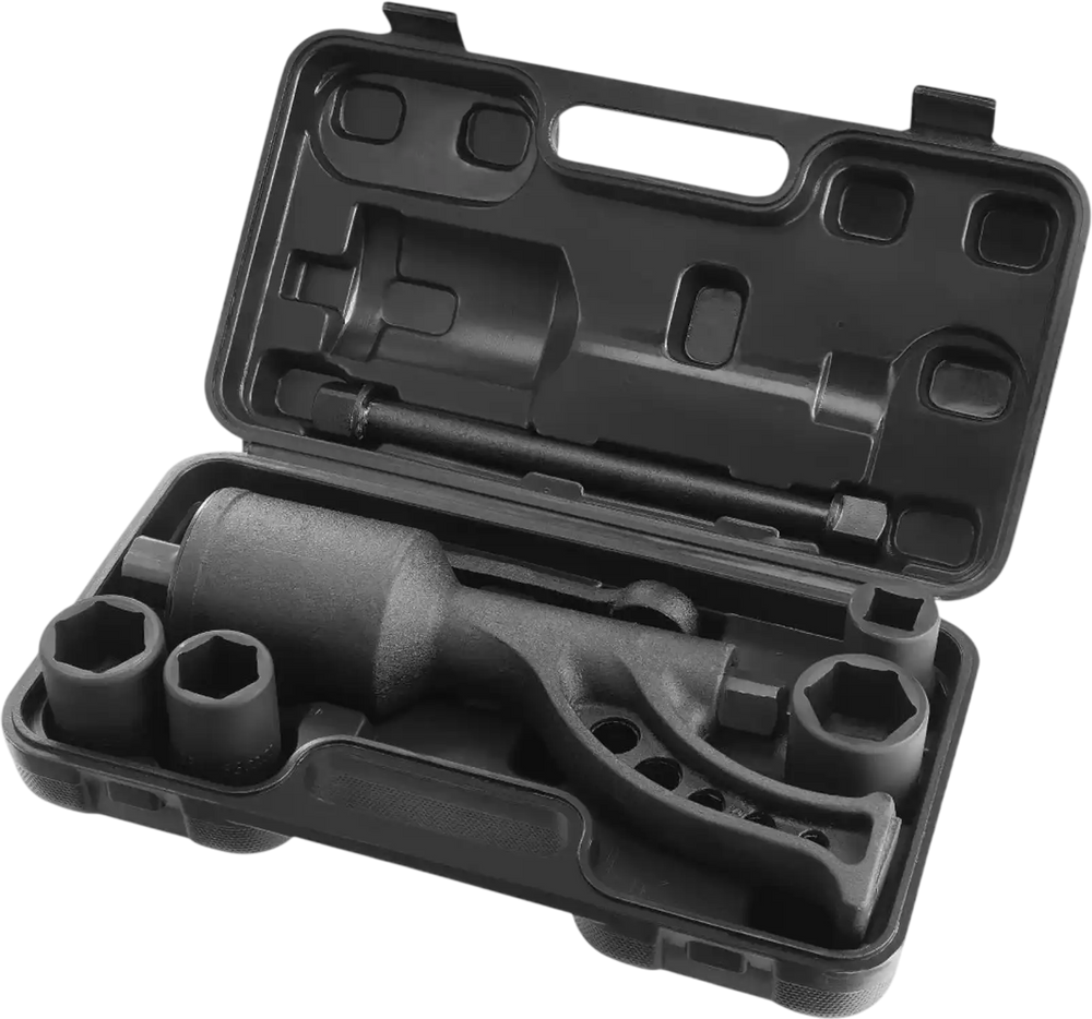 VEVOR Torque Multiplier, 1 Inch Drive Lug Nut Wrench/Multiplier Heavy Duty Torque Multiplier Wrench Set, 1:64 6,800N.m Lug Nut Remover, Includes 4 Sockets (21-41mm) and Storage Case