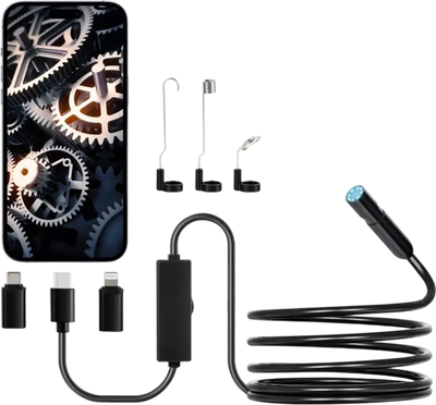 Vevor Endoscope Camera 1920P HD Borescope with 10' Cable New