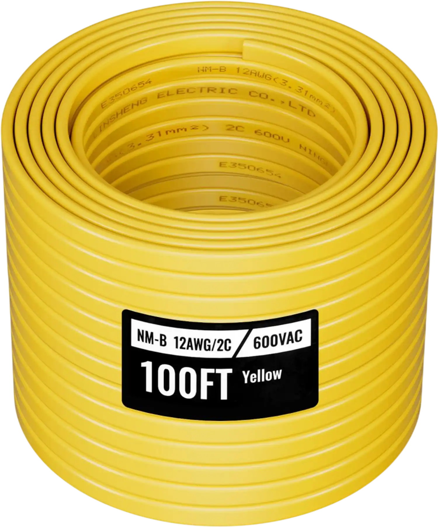 Vevor NM-B Cable 12 AWG/2C Copper Indoor Electrical Wire 100' New