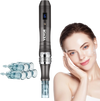 VEVOR Professional Microneedling Pen, Electric Derma Pen with 5PCS * 16Pin Disposable Cartridges, 6 Variable Speed Skin Care Beauty Device with LCD Display and 0-2.5mm Adjustable Needle Length
