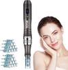 VEVOR Professional Microneedling Pen, Electric Derma Pen with 20PCS Disposable Cartridges, 6 Variable Speed Skin Care Beauty Device with LCD Display and 0-2.5mm Adjustable Needle Length