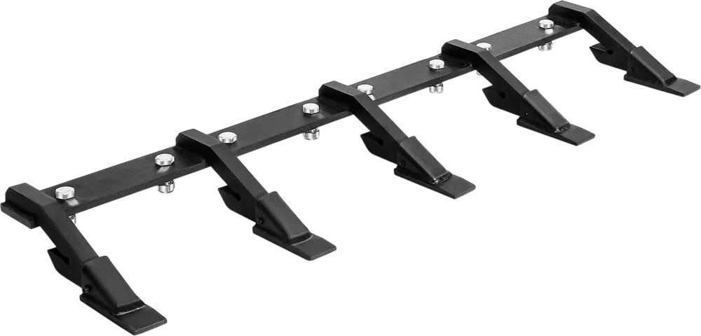 VEVOR Bucket Tooth Bar, 46 in Heavy Duty 5 Teeth Tractor Bucket Bar for Loader Tractor Loader Skidsteer, 4560 lbs Load Capacity, Bolt On Teeth Bars for Buckets Protection Efficient & Soil Excavation