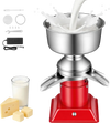 VEVOR Electric Milk Cream Separator, 60L/H Output 10500RPM Milk Cream Centrifugal Separator, 304 Stainless Steel Goat Cow Milk Skimmer Separating Machine with 4.5L Bowl Capacity (40W, 100-240V)