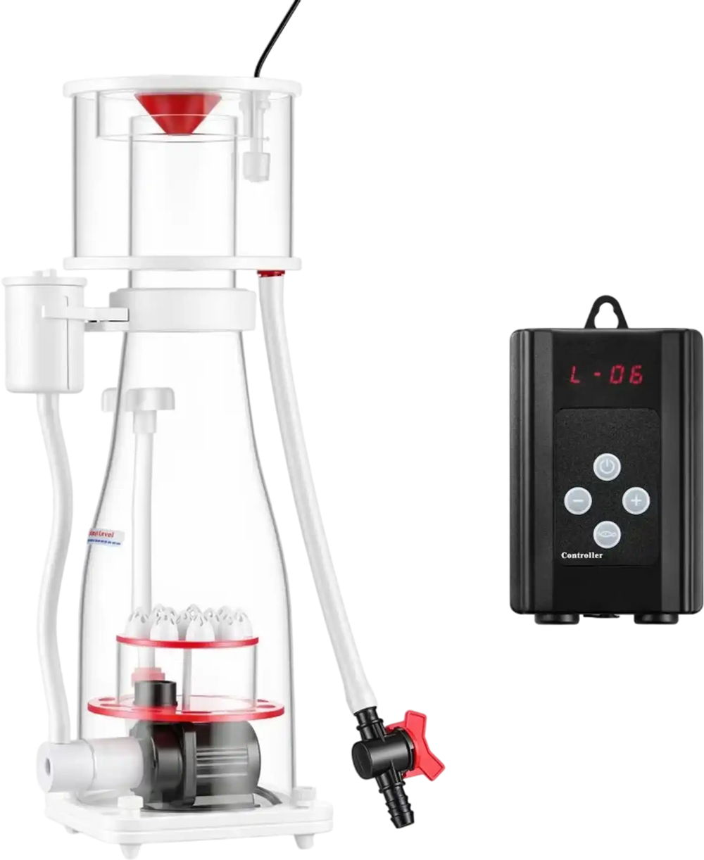 VEVOR Protein Skimmer for 106-185 Gal Saltwater Aquariums In Sump with Pump, Protein Skimmer with DC Pinwheel Pump, Adjustable Control, for 106-185 Gal Saltwater Aquarium & Reef Tank, In Sump Use Only