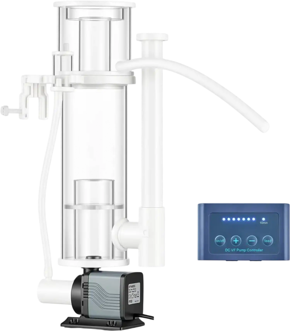 VEVOR Protein Skimmer for 30-80 Gal Saltwater Aquarium Hang On with DC Pump, Protein Skimmer with DC Pinwheel Pump, Adjustable Control, for 30-80 Gal Medium Saltwater Aquariums & Reef Tank Fish Tank