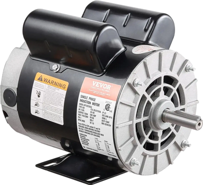 VEVOR 2HP SPL Air Compressor Electric Motor, 115/230V, 20/10 Amps, 56 Frame 3450RPM, 5/8