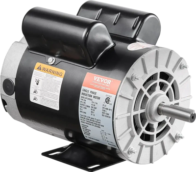 VEVOR 5HP SPL Air Compressor Electric Motor, 230V 17.6Amps, 56 Frame 3450RPM, 5/8